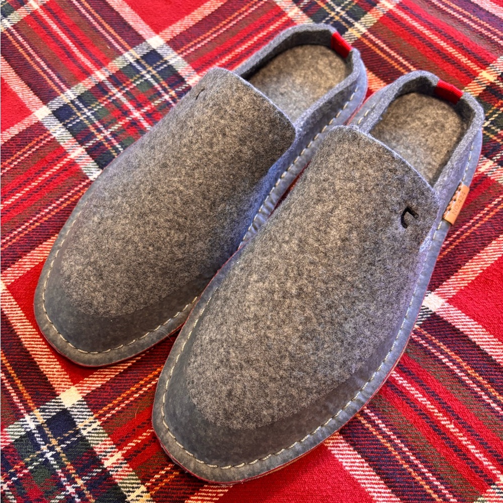 Canoe footwear Men's wool mule